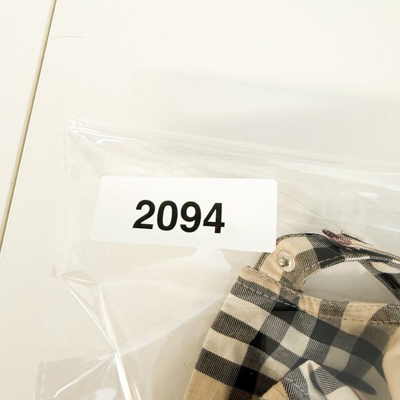 Burberry London 100% Cotton Novacheck Baseball Cap Hat Beige Plaid - Picture 11 of 11